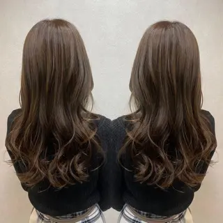 ロング カラー tocca 💜石田愛結💜のヘアスタイル