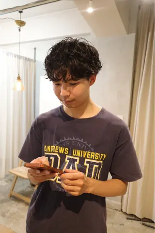 ショート パーマ TOE所属・宍戸 悠太のヘアスタイル
