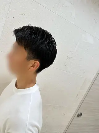 ショート メンズ 安田 柚月のヘアスタイル