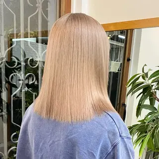 セミロング カラー souco/ moenoのヘアスタイル