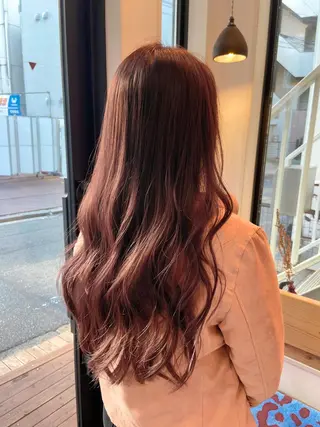 ロング 藤山大地/髪質改善 /透明感/ブリーチのヘアスタイル