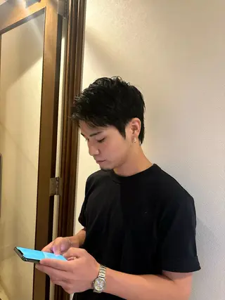 ショート メンズ レイヤーカット/艶髪 /パーマaikoのヘアスタイル