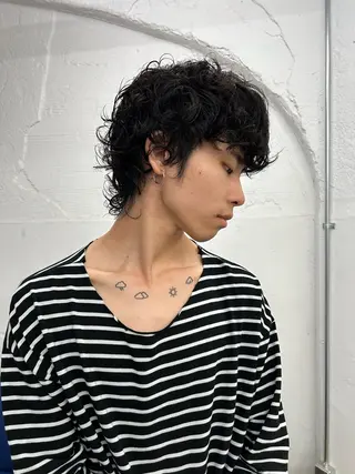 ミディアム hen所属・中西 遥聖のヘアスタイル