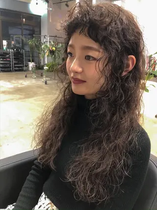 ロング nessヤマサキ リュウタのヘアスタイル
