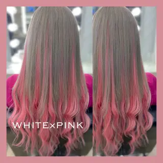 ロング カラー ヘアアレンジ 🦋 SHION 🦋のヘアスタイル