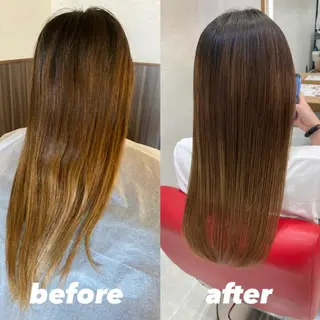 ロング カラー nono/パーマ /顔まわりカット🐈のヘアスタイル