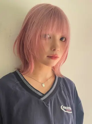 ミディアム カラー 松下 友希 【fifth】のヘアスタイル