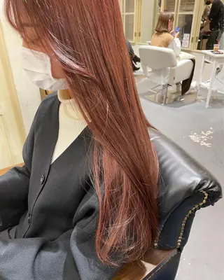 ロング カラー ボブ/パーマ 古家 佑真のヘアスタイル