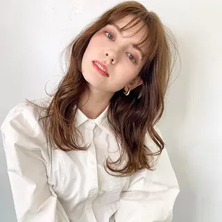 ロング カラー Sana / 韓国ヘア / カラーのヘアスタイル