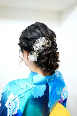 ヘアアレンジ 鷲見 望のヘアスタイル