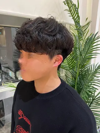 ショート パーマ メンズ 🫧メンズカット カラー/愛莉🫧のヘアスタイル
