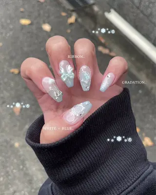 メンズ ネイル MINAMI໒꒱ Y2K、韓国ガーリーのネイルデザイン