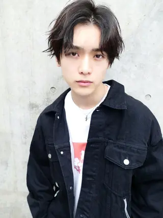 ショート メンズ パーマ 吉田聖 【メンズヘア特化】のヘアスタイル