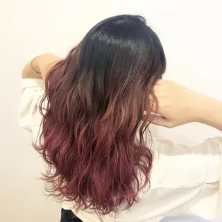セミロング カラー 無料カットモデル募集 BLINK京橋店のヘアスタイル