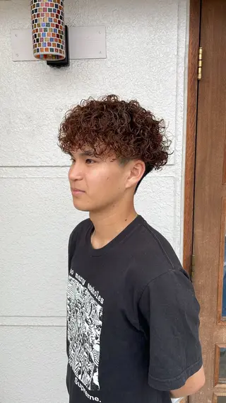ショート パーマ メンズ 渡邉 聖希のヘアスタイル
