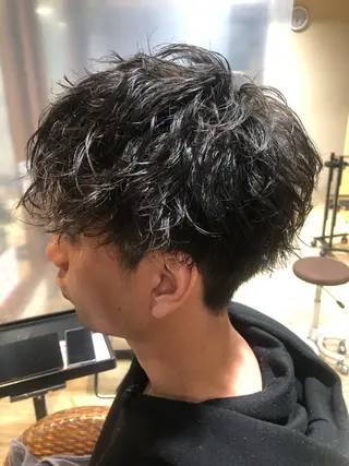 ショート パーマ メンズ メンズパーマ/ スパイキー/神田正紀のヘアスタイル