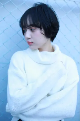 ショート カラー パーマ ヘアアレンジ メンズ キッズ ネイル マツエク・マツパ premier modelsのヘアスタイル