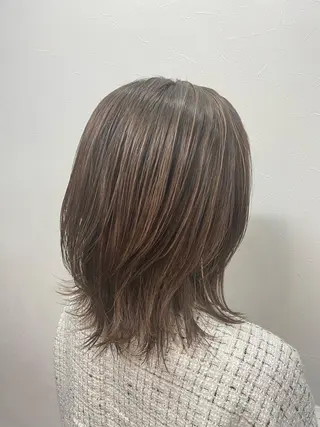 カラー 小顔似合わせカット ┊︎*AYANO*のヘアスタイル