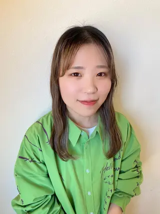 セミロング カラー ヘアアレンジ arch. 津福店のヘアスタイル