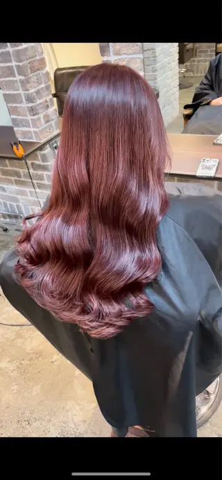 ロング カラー ACROあべの店所属・艶カラー/インナー /グラデ/大西小百合のヘアスタイル