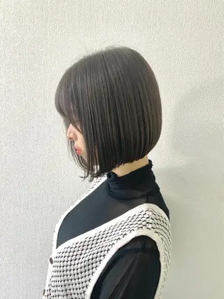 ショート カラー ヘアアレンジ salowin新宿三丁目店所属・🖤小顔ボブ/ウルフ レイヤー🖤山本諒のヘアスタイル