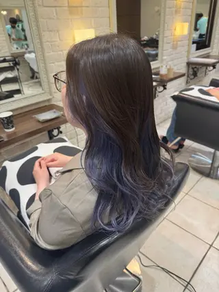 ロング カラー ブリーチ♡メンズ マッシュ♡MIUのヘアスタイル