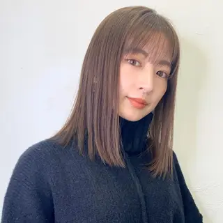 ミディアム カラー Sana / 韓国ヘア / カラーのヘアスタイル