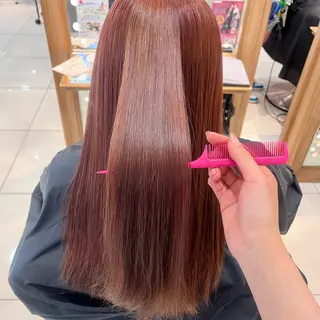 セミロング 透明感カラー🫧/ アレンジ/YUI🎀のヘアスタイル