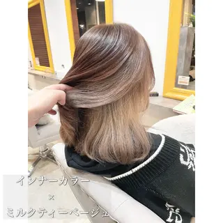 ミディアム 仙台/AUTHEN/ 町田のヘアスタイル