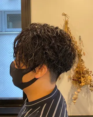 カラー パーマ ヘアアレンジ メンズ メンズパーマの巨匠 鈴木純のヘアスタイル