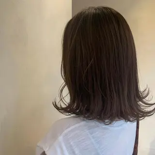 ミディアム 原 菜帆のヘアスタイル