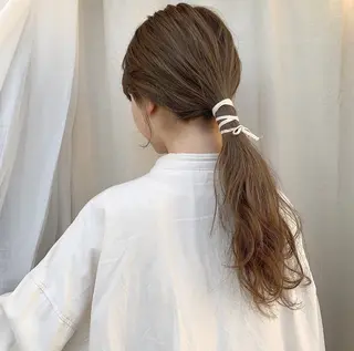 ロング カラー muku所属・レディースカット モデル/ayunaのヘアスタイル