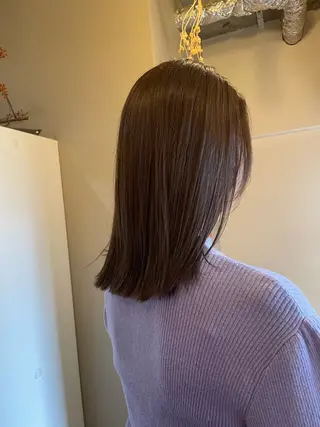 セミロング カラー 鎌田卓也/髪質改善 /透明感カラーのヘアスタイル