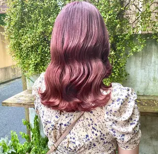 セミロング カラー 🦋透明感カラー🦋 なつやのヘアスタイル