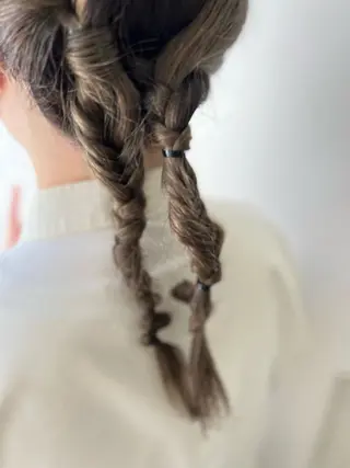 セミロング ヘアアレンジ 🫧さとう のぞみ🫧のヘアスタイル