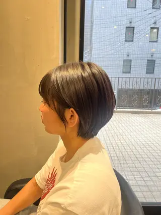 ショート みわ/博多 ブリーチ/カラーのヘアスタイル