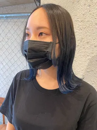 ミディアム カラー 透明感・艶カラー/ 坂田友梨奈のヘアスタイル