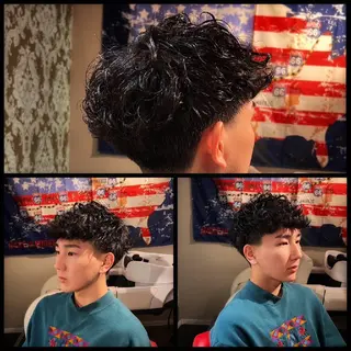 ミディアム パーマ マーリィズ 小澤のヘアスタイル