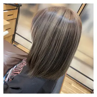 ミディアム カラー ❁⃘ ち だ り さ ❁⃘のヘアスタイル