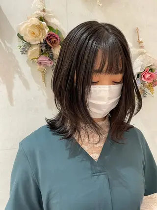 セミロング 🩵ANELA東口 齋藤琴音💚のマツエク・マツパデザイン