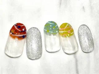 ネイル ネイルPetit Ribbonのネイルデザイン