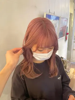 ミディアム カラー 🌈モテるベージュ カラー💕成島 宙のヘアスタイル