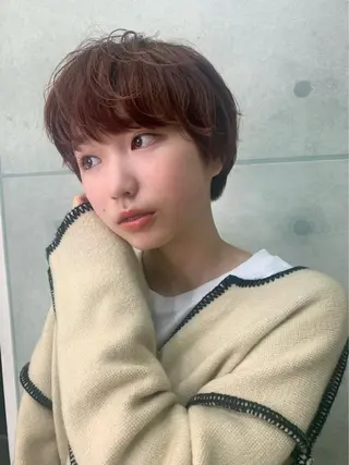 ショート カラー neaf【六本木】所属・愛され/ミディアム 六本木/佐藤ゆり🎀のヘアスタイル