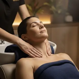 完全個室ヘッドスパ 艶カラー🌙FUKUのヘアスタイル