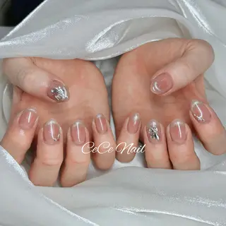 ネイル CeCe Garden所属・CeCeGarden ✨️キラキラワンホンのネイルデザイン