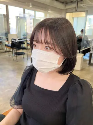 ミディアム カラー 【韓国風くびれヘア】 joule小木曽輝のヘアスタイル
