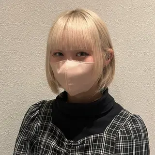 ショート カラー カラー/韓国レイヤー /ブリーチ/hinaのヘアスタイル