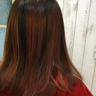 ミディアム カラー embrace エンブレイスのヘアスタイル