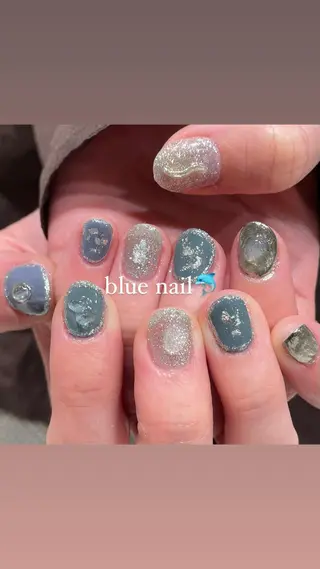 ネイル 淡色ネイル 🎀moeのネイルデザイン