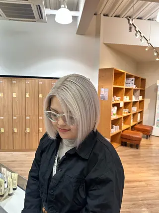 カラー ブリーチカラー/ わきたちえ🌻のヘアスタイル